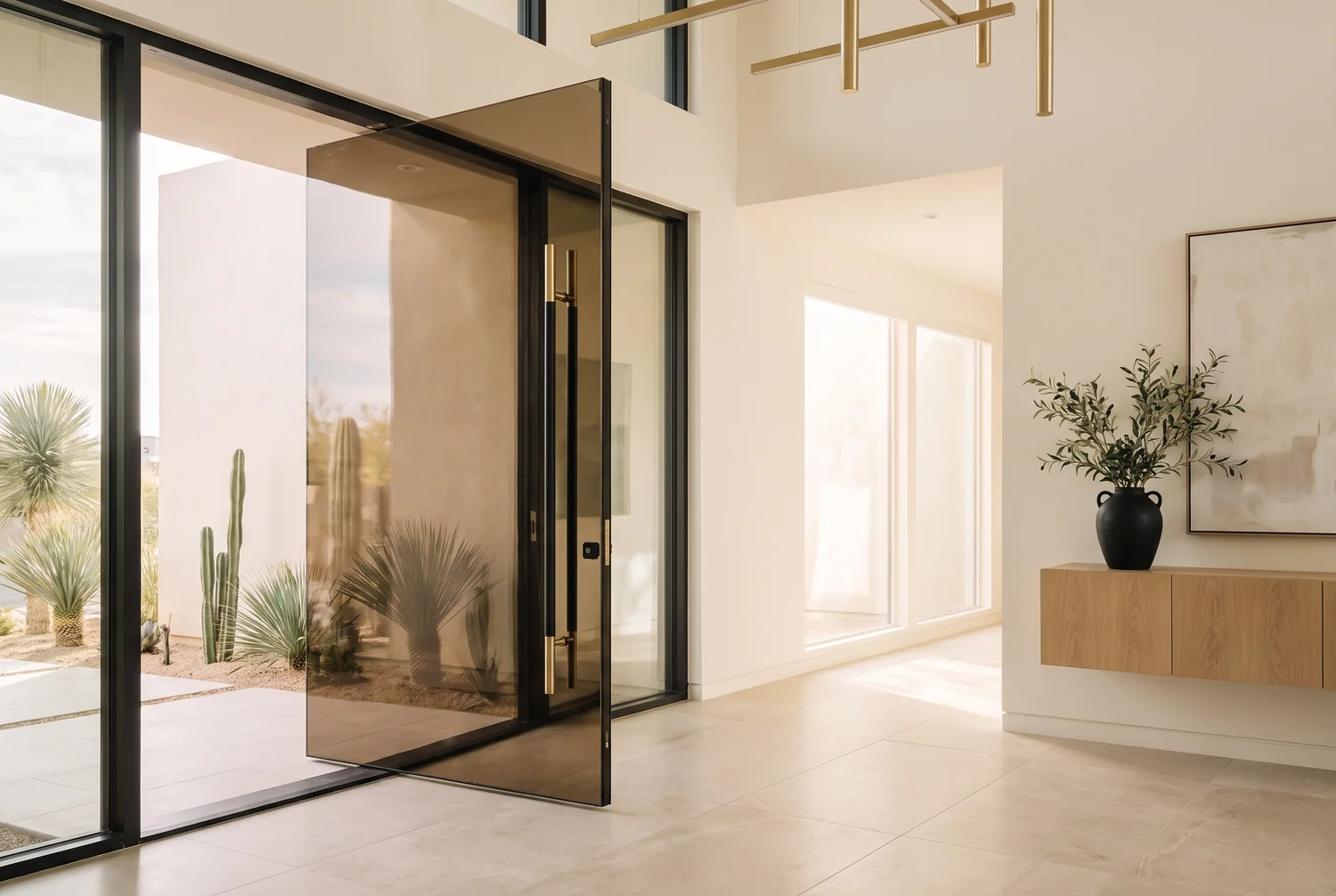 Mirrored Front Doors